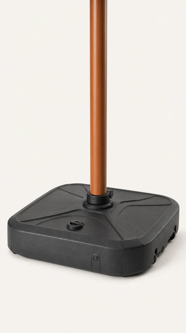 Base de 130 litros do ombrelone Sombrella com rodinhas