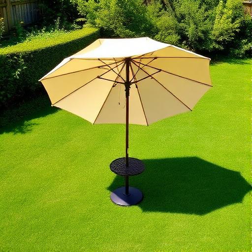Ombrelone Sombrella em jardim